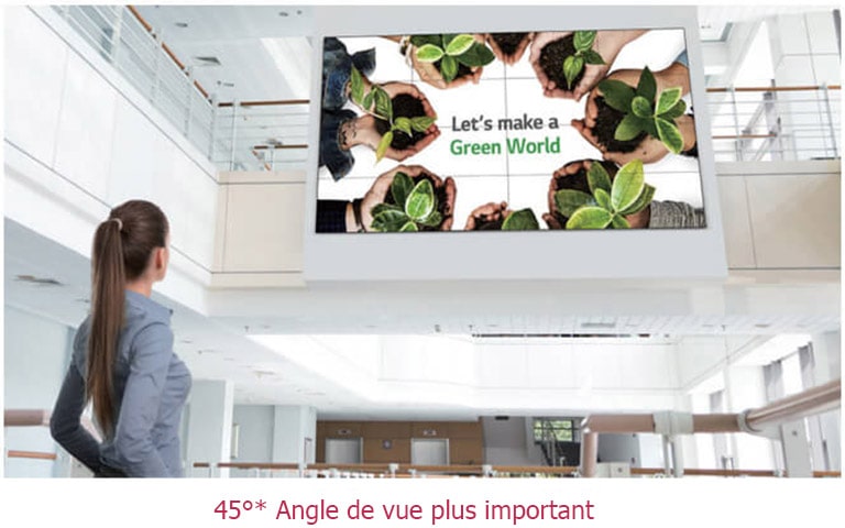 Angle de vision plus important1