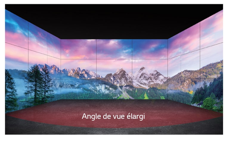 Angle de vue élargi<br>1