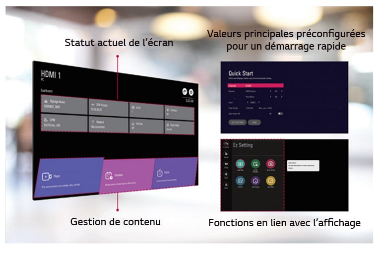 Structure de menu conviviale<br>1