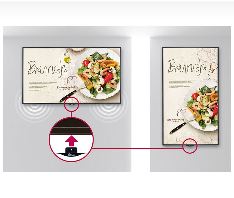 Logo détachable et haut-parleur intégré