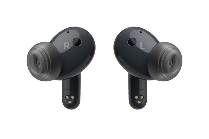 LG TONE Free T60 | Écouteurs Bluetooth True Wireless | réduction active du bruit | Uvnano | IPX4 | Son par Meridian, LG TONE-T60Q