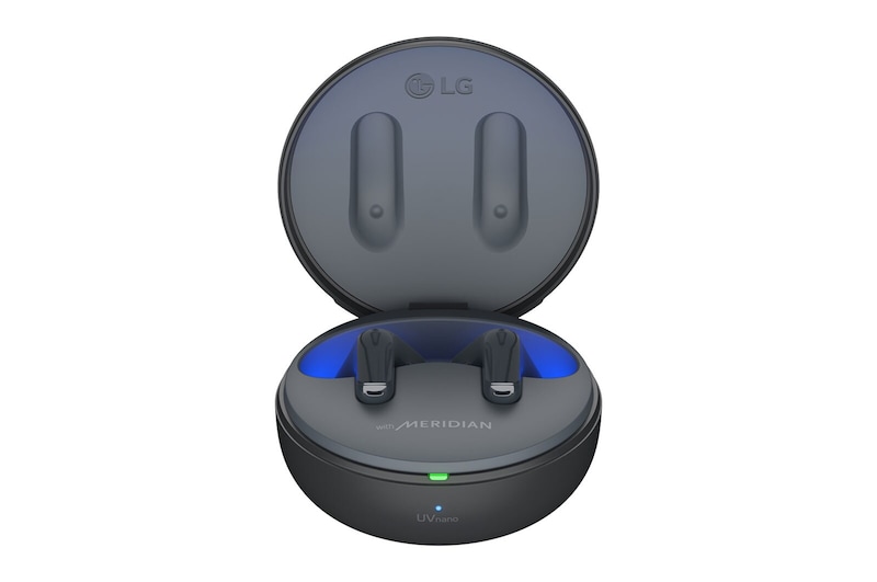 LG TONE Free T60 | Écouteurs Bluetooth True Wireless | réduction active du bruit | Uvnano | IPX4 | Son par Meridian, LG TONE-T60Q