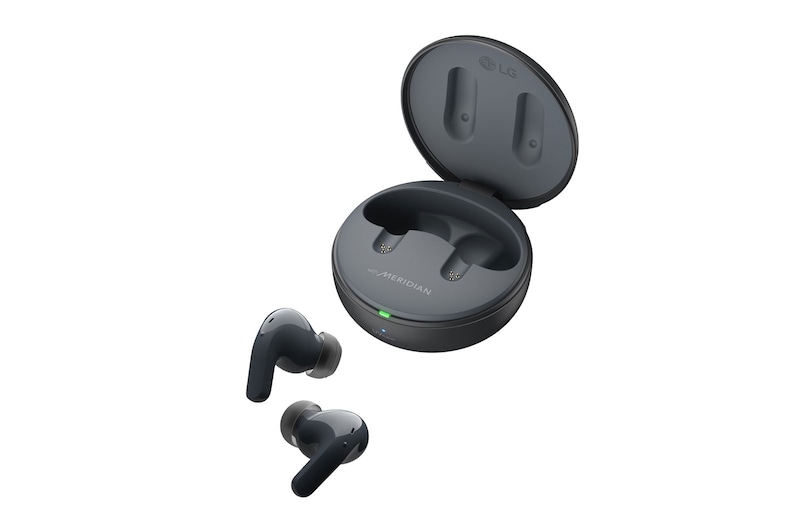 LG TONE Free T60 | Écouteurs Bluetooth True Wireless | réduction active du bruit | Uvnano | IPX4 | Son par Meridian, LG TONE-T60Q