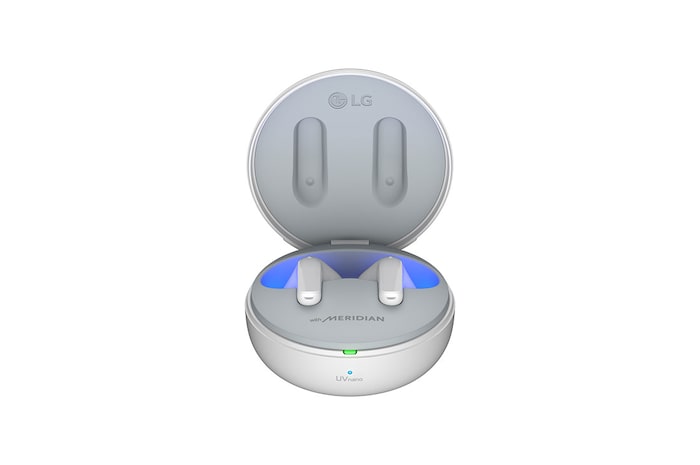 LG TONE Free T60 | Écouteurs Bluetooth True Wireless | réduction active du bruit | Uvnano | IPX4 | Son par Meridian, LG TONE-T60Q