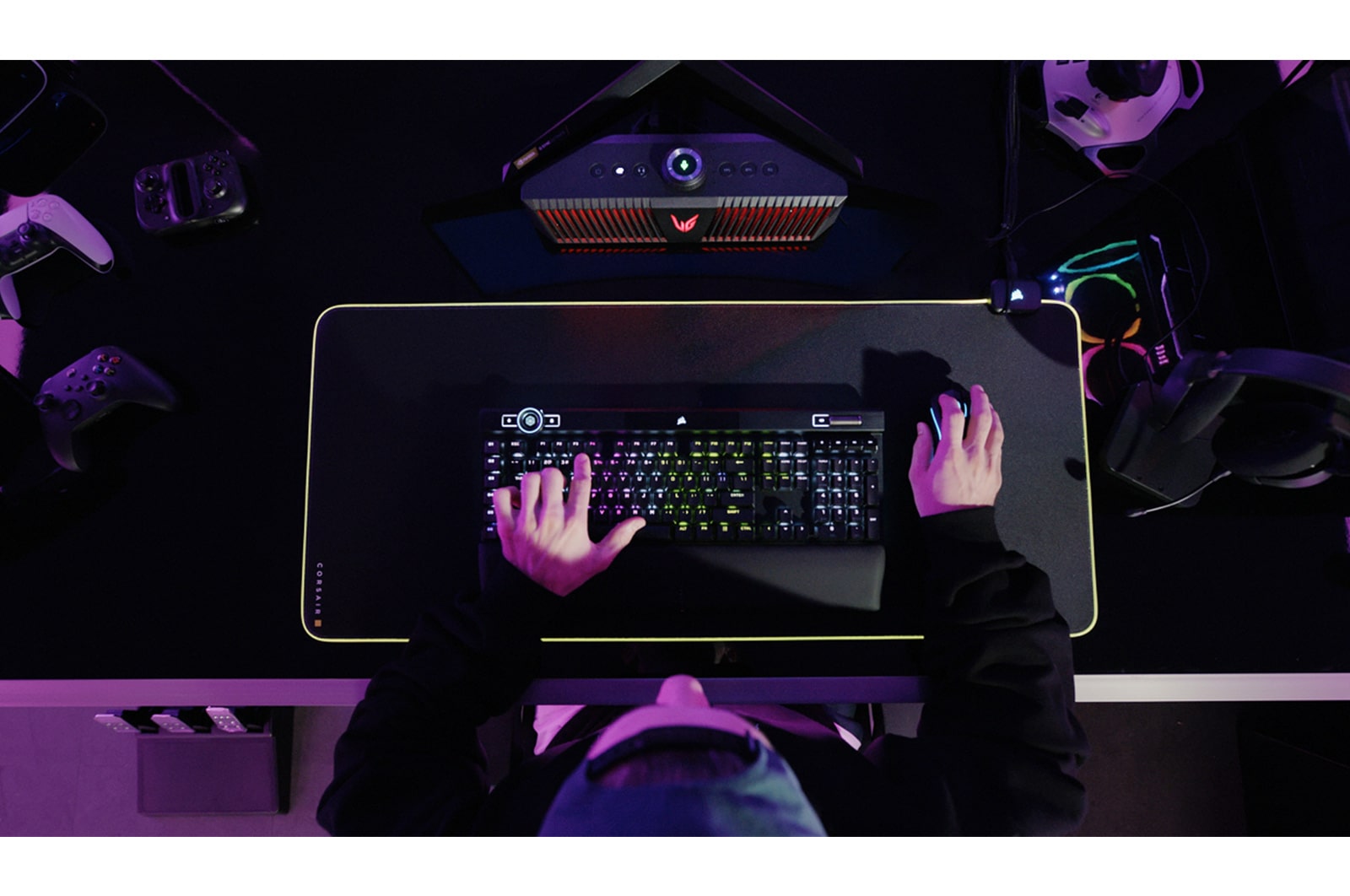 LG Enceinte Gaming LG UltraGear GP9 | DAC Quad Hi-FI Son haute résolution | DTS Headphone:X | micro Chat vocal, LG GP9