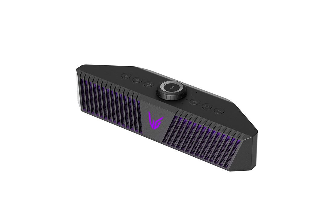 LG Enceinte Gaming LG UltraGear GP9 | DAC Quad Hi-FI Son haute résolution | DTS Headphone:X | micro Chat vocal, LG GP9
