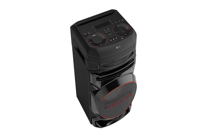 LG XBOOM RNC5 | Système Audio High Power | 68,5 cm de hauteur | Bluetooth | Boomer 8’’ | Eclairage multicolore | Fonctions DJ & Karaoké, LG RNC5