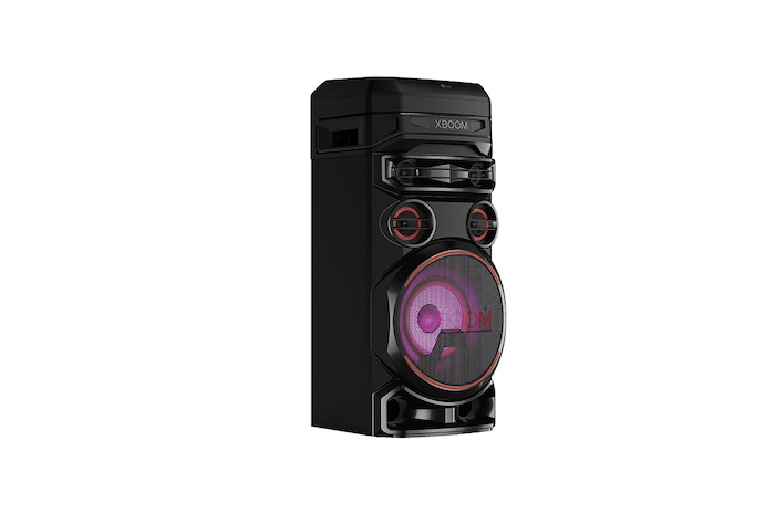 LG XBOOM RNC7 | Système Audio High Power | 78,5 cm de hauteur | Bluetooth | Boomer 8’’ | Eclairage multicolore | Fonctions DJ & Karaoké, LG RNC7