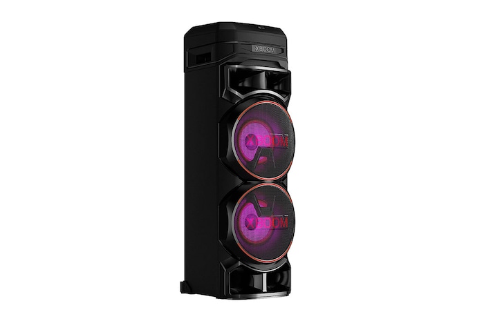 LG XBOOM RNC9 | Système Audio High Power | 105,6 cm de hauteur | Bluetooth | Boomer 8’’ | Eclairage multicolore | Fonctions DJ & Karaoké, LG RNC9