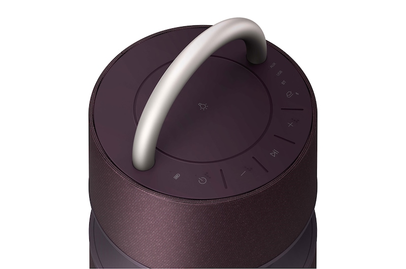 LG XBOOM RP4 | Système Audio omnidirectionnel | Effets lumineux | Portable avec autonomie jusqu’à 10h, LG RP4