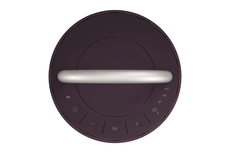 LG XBOOM RP4 | Système Audio omnidirectionnel | Effets lumineux | Portable avec autonomie jusqu’à 10h, LG RP4