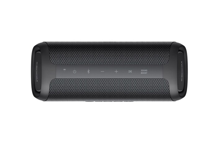 LG XBOOM Go XG7 – Enceinte Bluetooth étanche à l’eau et à la poussière | Jusqu’à 24h d’autonomie | Adaptée aux usages en extérieur, festifs, et aux voyages | Bluetooth 5.1 | Puissance 40W | Basses rugissantes, LG XG7QBK