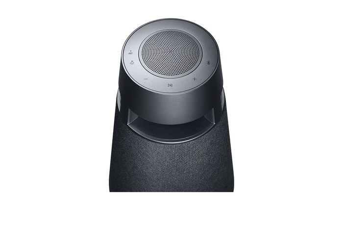 LG XBOOM 360 XO3QBK | Enceinte Bluetooth Design | Son omnidirectionnel 360° | Jusqu'à 24h d'autonomie | IP54 | Lumières d'ambiance, LG XO3QBK