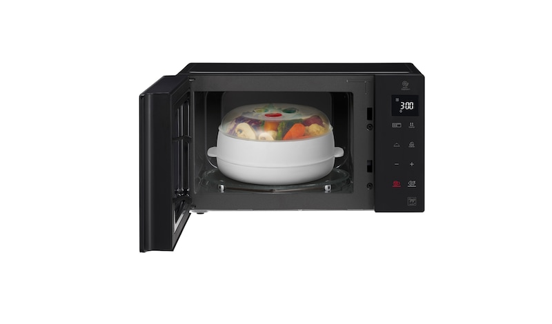 LG Micro-ondes gril | NeoChef | 25L | Design élégant | Tactile | Cocotte Vapeur, LG MH6535GDS