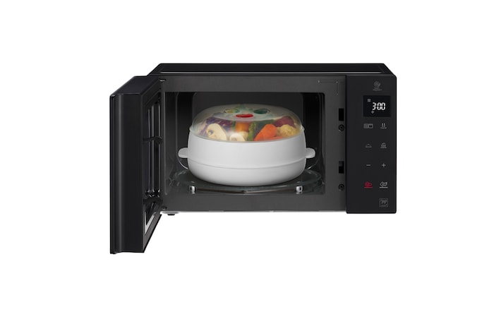 LG Micro-ondes gril | NeoChef | 25L | Design élégant | Tactile | Cocotte Vapeur, LG MH6535GDS