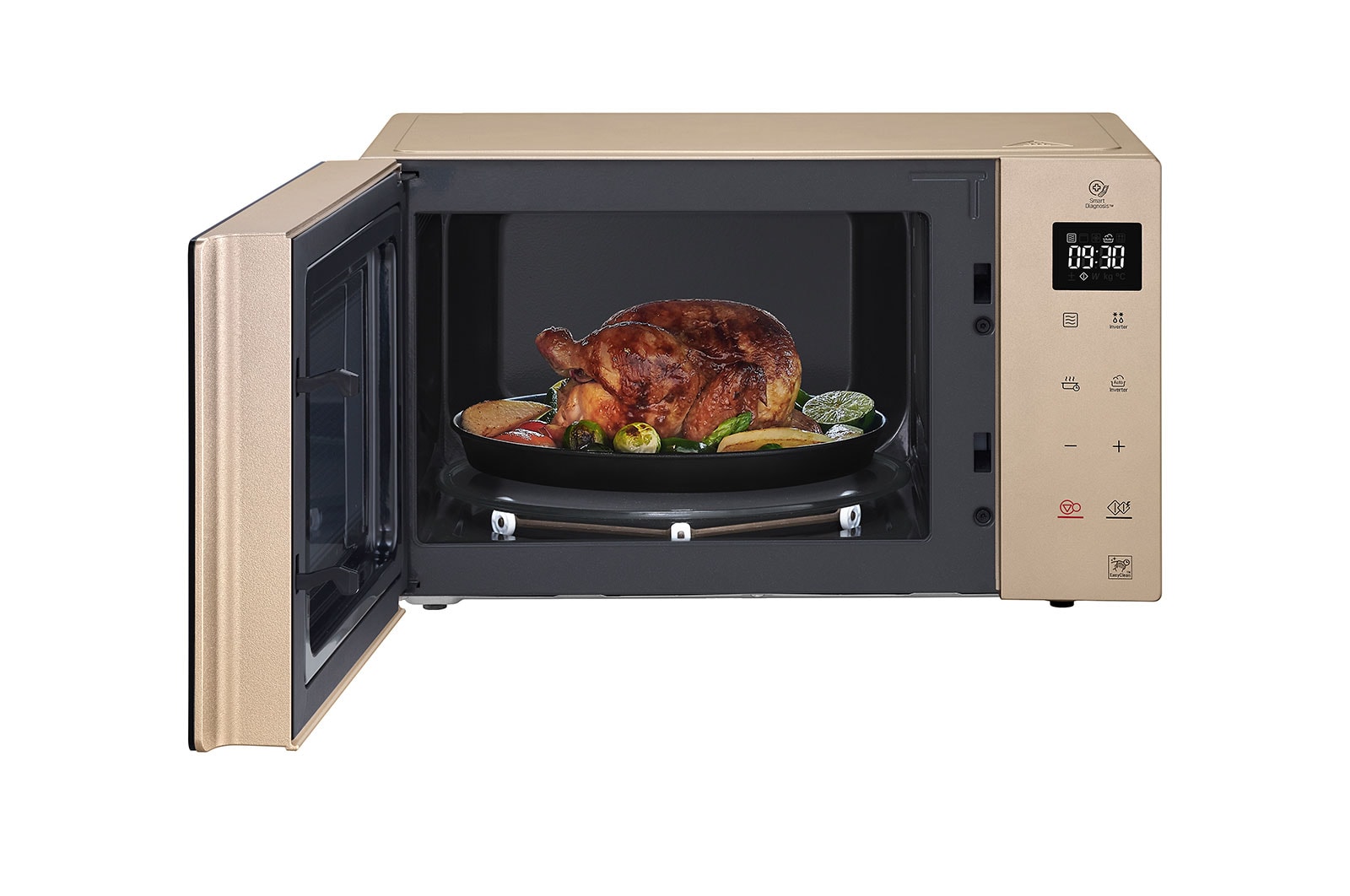 LG Micro-ondes Gril | NeoChef | Smart Inverter | 25L | Design innovant | Tactile, LG MH6535GISA