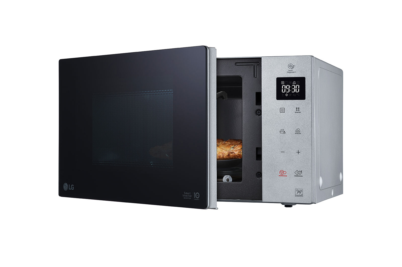 LG Micro-ondes Gril | NeoChef | Smart Inverter | 25L | Design innovant | Tactile, LG MH6535GISS