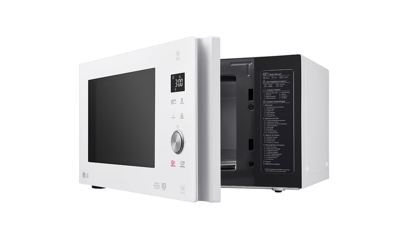 LG Micro-ondes gril | NeoChef | 32L | Design innovant | Tactile | Cocotte Vapeur, LG MH7265DDH
