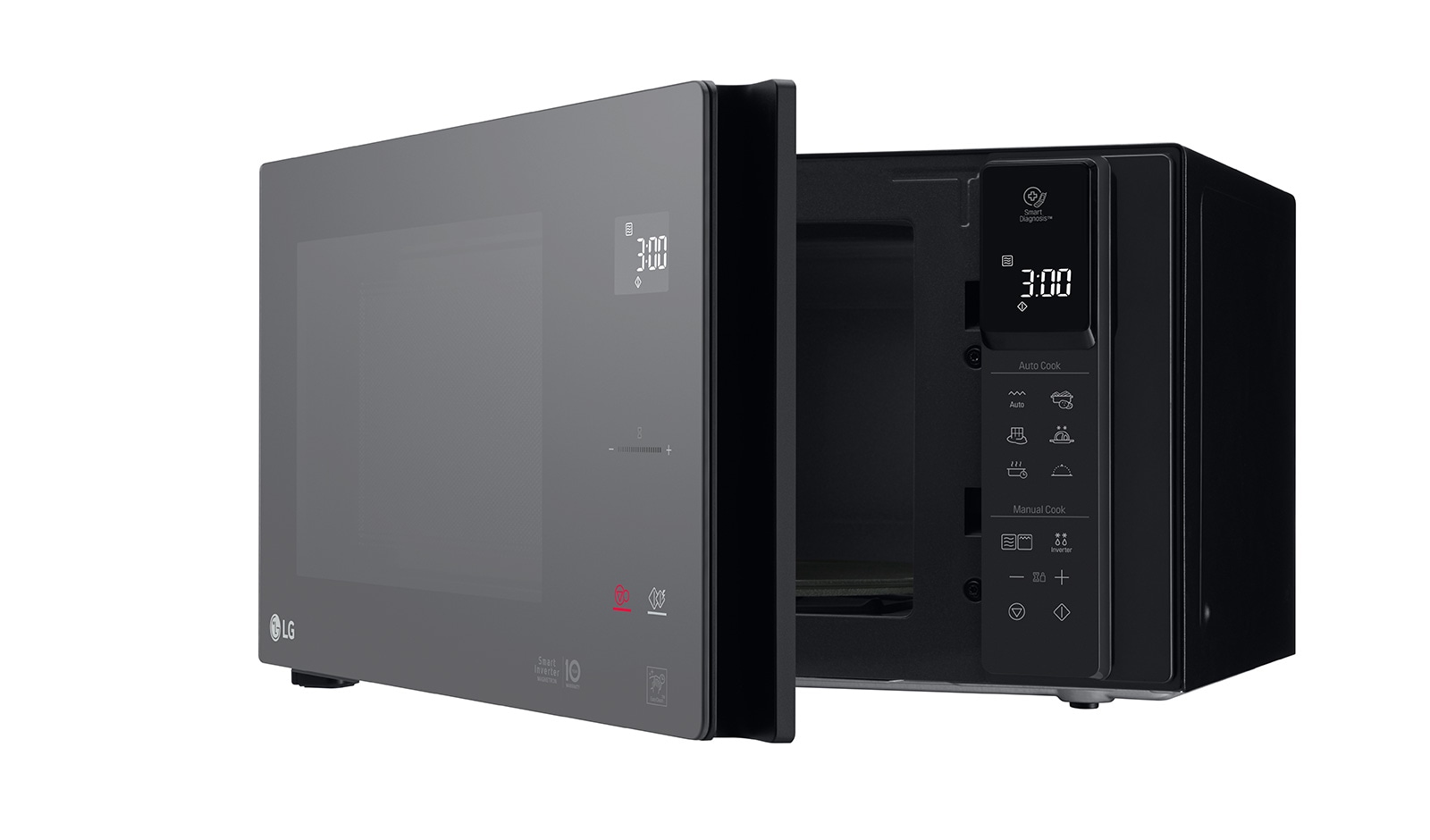 LG Micro-ondes gril | NeoChef | 32L | Design élégant | Tactile | Cocotte Vapeur, LG MH7295DDR