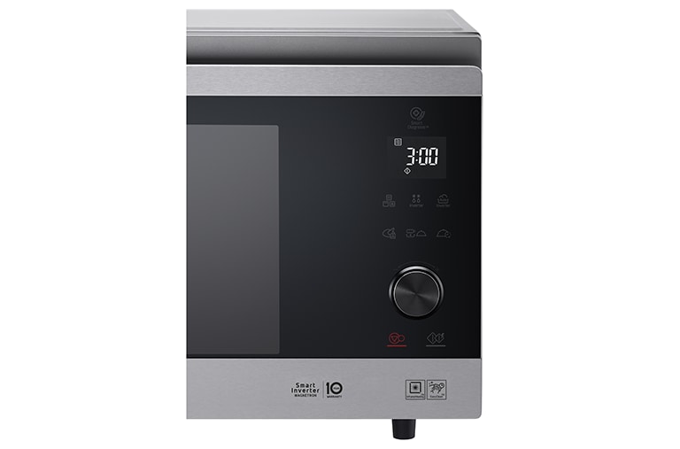 LG Four micro-ondes combiné | NeoChef | 39L | Four Multifonctions | Design innovant type four | Tactile | Cloche SteamChef vapeur, LG MJ3965ACS
