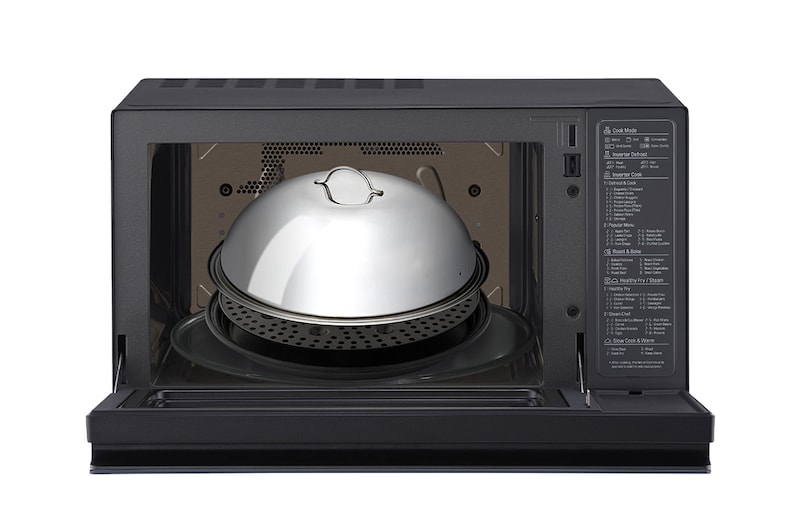 LG Micro-ondes combiné | NeoChef | Smart Inverter | 39L | Design innovant|Carbone| Tactile, LG MJ3965ACW