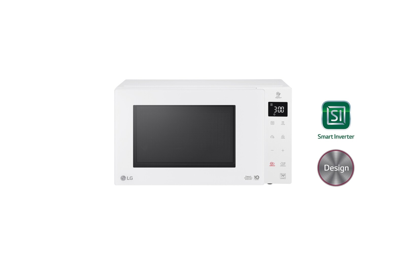 Vue avant de Micro-ondes Solo | NeoChef | 23L | Design innovant | Tactile  LG MS2336GIH