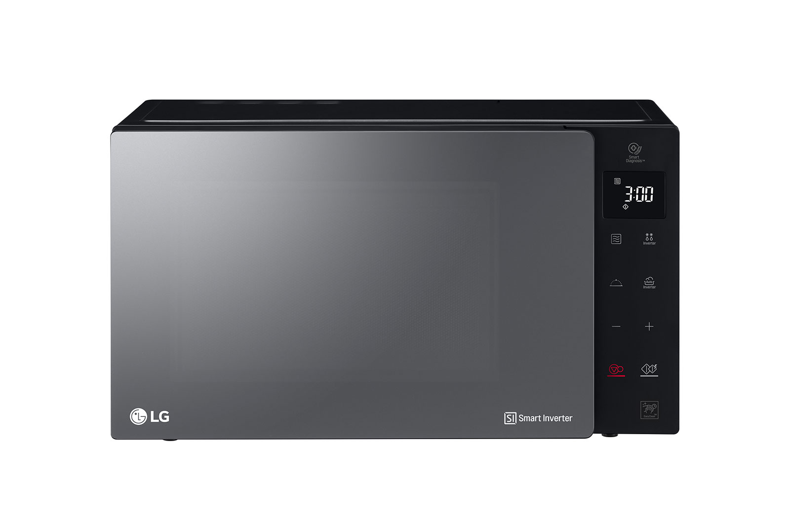 LG Micro-ondes solo | NeoChef | 25L | Design élégant | Tactile | Cocotte Vapeur | EasyClean™ |  Plateau 29 cm, LG MS2535GDR