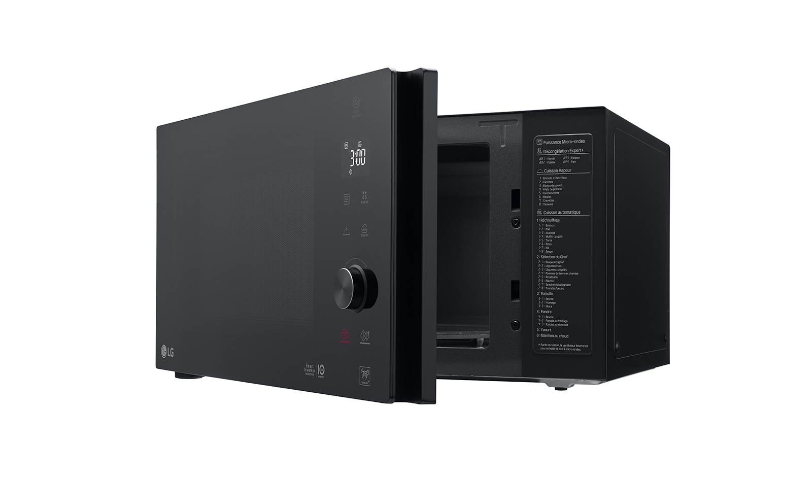 LG Micro-ondes solo | NeoChef | 32L | Design innovant | Tactile | Cocotte Vapeur, LG MS3265DDS