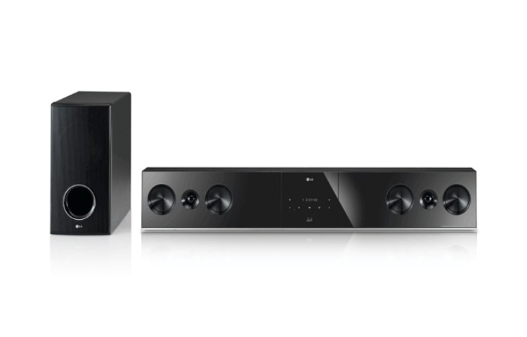 Vue avant de Barre de son blu ray 3D/ blu ray/ dvd LG BB5520A