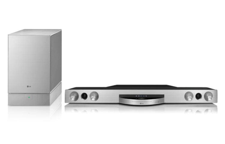 Vue avant de Barre de son blu ray 3D/ blu ray/ dvd LG BB5521A