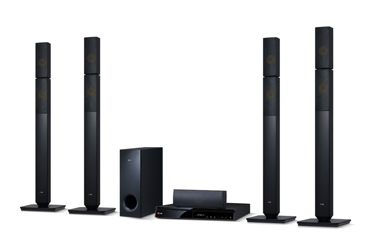 Vue avant de Home-cinéma Blu-ray 3D, 1000W, Smart TV LG BH6730T