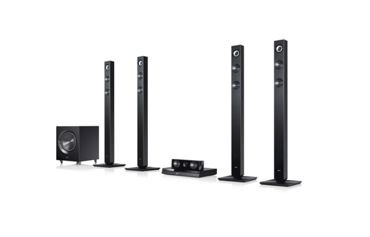 Vue avant de Home-cinéma Blu-ray 3D, 1100W, Compatible iPod/iPhone/iPad LG BH7520T
