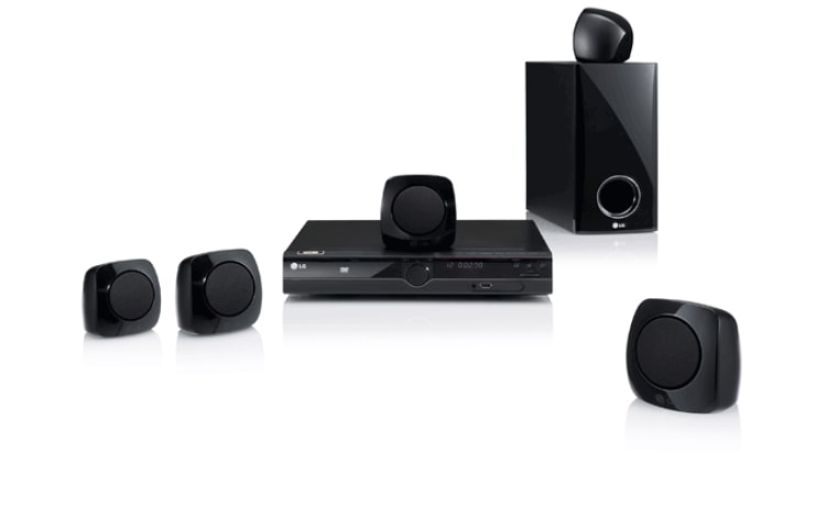 Vue avant de Home-cinéma DVD, 300W LG DH3120S