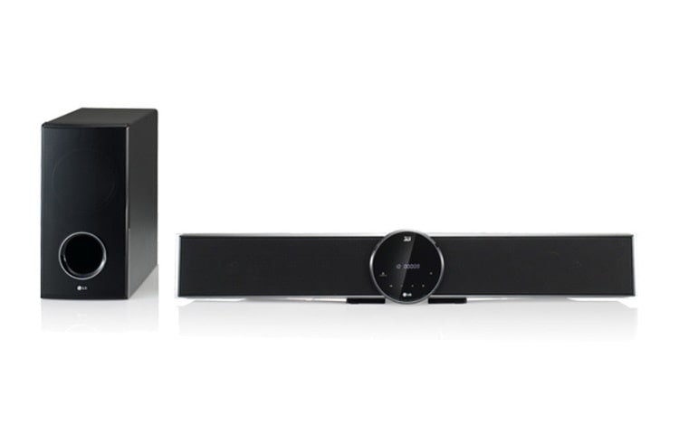 Vue avant de Barre de son Blu-ray 3D LG HLX55W