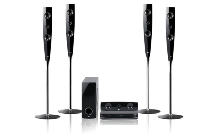 Vue avant de Home-Cinéma 5.1 LG HT762DZ