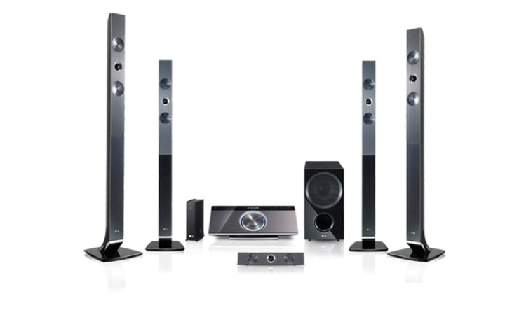 Vue avant de Home cinéma 5.1 Blu-ray 3D LG HX976TZW