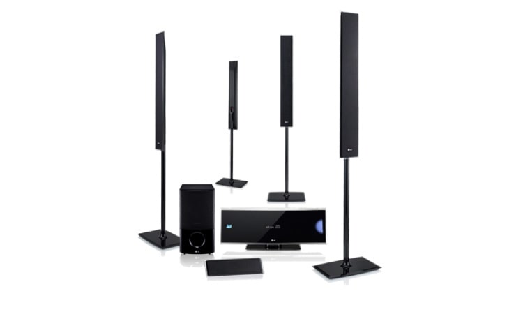 Vue avant de Home-Cinéma 5.1 Blu-ray 3D LG HX995TZ