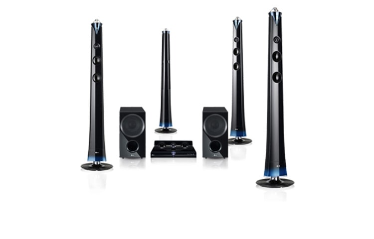 Vue avant de Home cinéma 5.1 Blu-ray 3D LG HX996TS