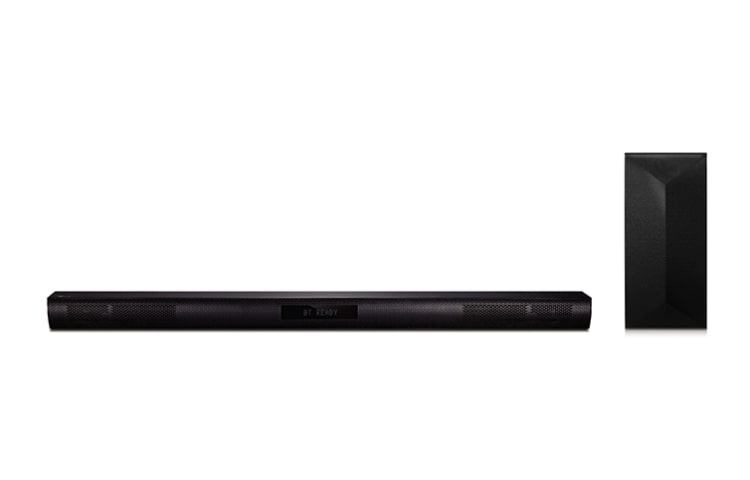 LG Barre de son 2.1CH 200W | Caisson de basses externe sans fil | Bluetooth | Wireless SoundSync | HDMI | USB | Flac , LG LAS450H