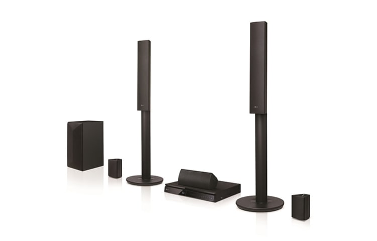 LG Home Cinema 5.1CH 1000W | lecteur Blu-Ray 3D | LG Smart TV | DLNA | Bluetooth | Multiroom Tx, LG LHB645