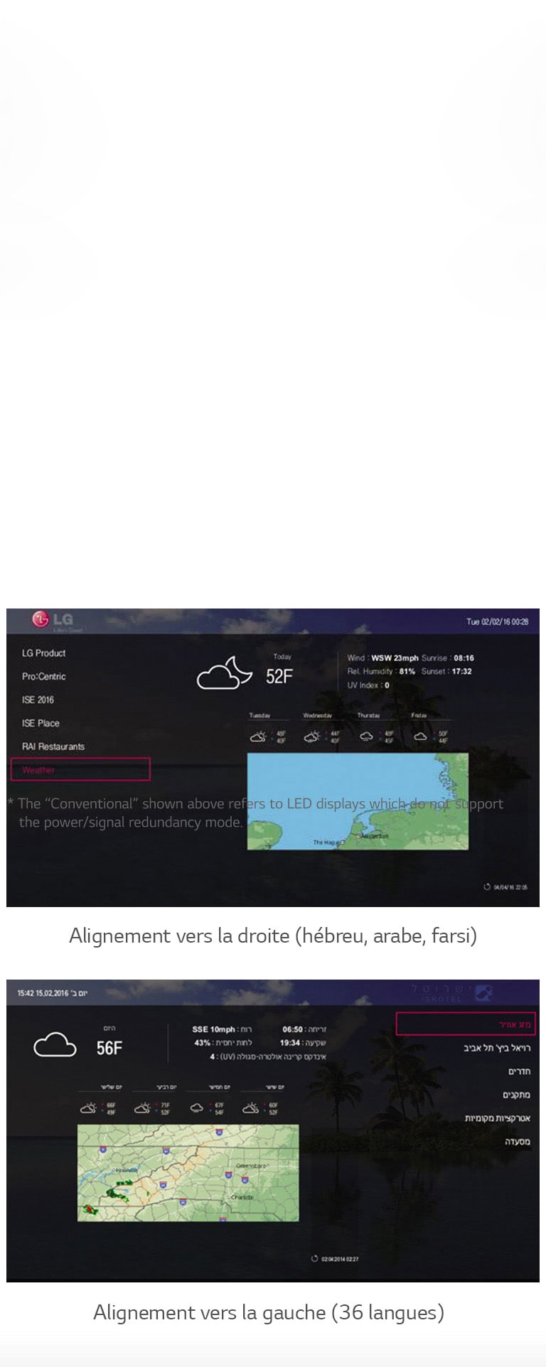 Plusieurs langues au choix1