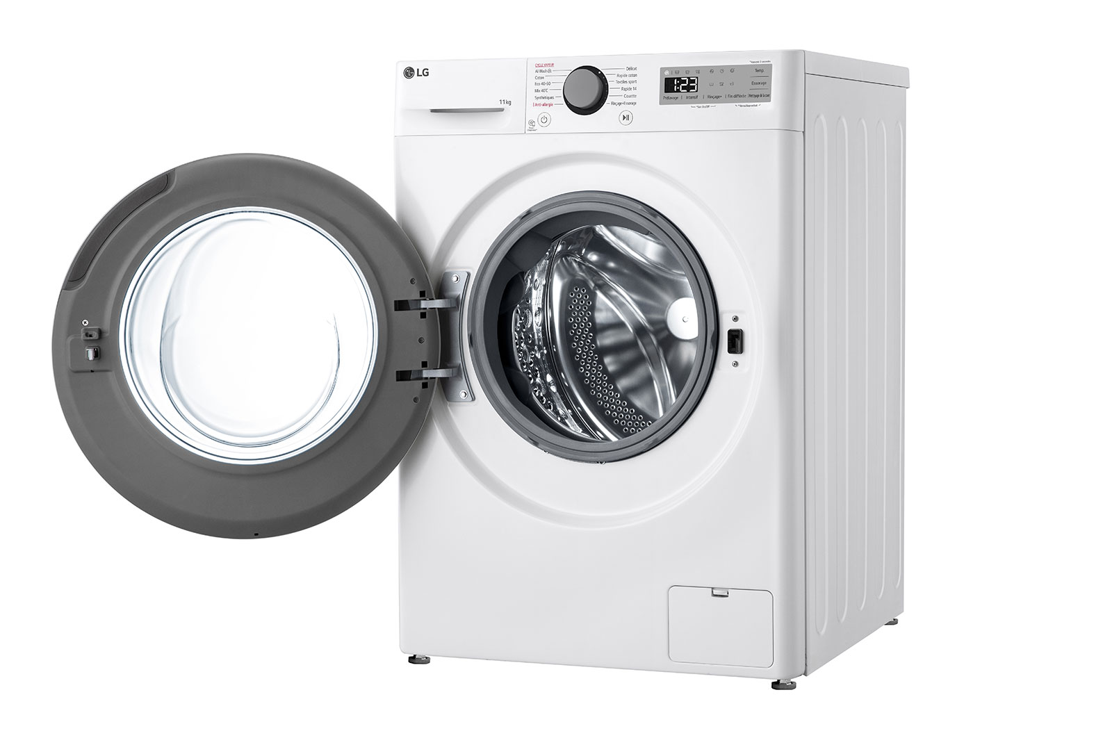 LG Lave-linge 11kg - 68L | AI Direct Drive™ | Steam™ | Smart Diagnosis™, LG F14R15WHS