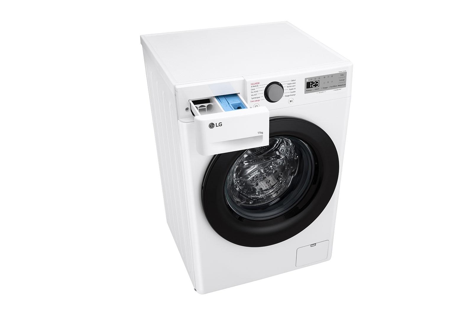 LG Lave-linge 11kg - 68L | AI Direct Drive™ | Steam™ | Smart Diagnosis™, LG F14R15WHS