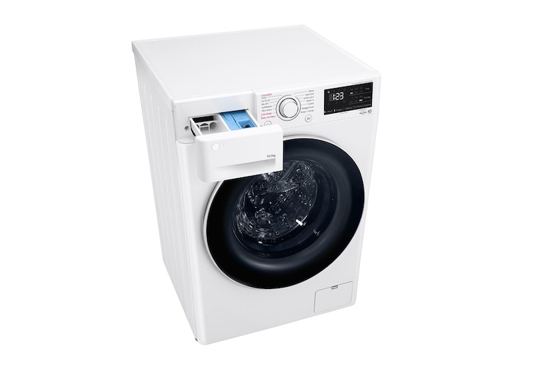 LG Lave-linge 10.5 KG - 68L | AI Direct Drive™ | Moteur Direct Drive™ garanti 10 ans, LG F14V30WHS