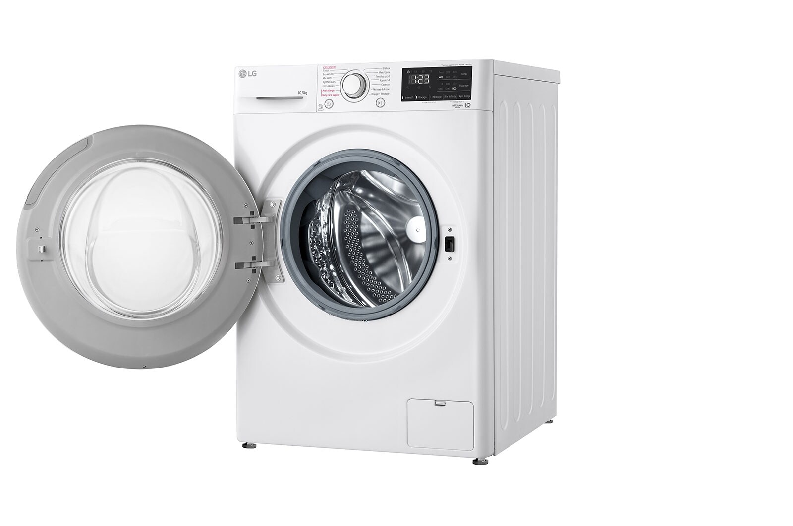 LG Lave-linge 10.5 KG - 68L | AI Direct Drive™ | Moteur Direct Drive™ garanti 10 ans, LG F14V30WHS