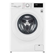 Vue avant de Lave-linge 10.5 KG - 68L | AI Direct Drive™ | Moteur Direct Drive™ garanti 10 ans  | 6 Motion™ | Steam™ | 53/73dB | B LG F14V33WHS