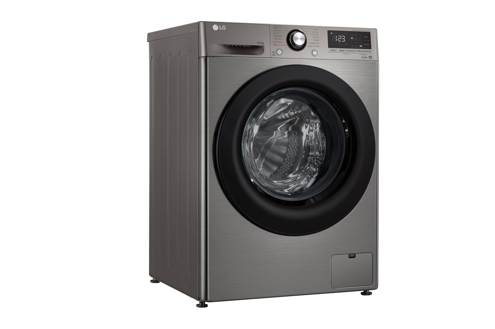 LG Lave-linge 10.5 KG - 68L | AI Direct Drive™ | Moteur Direct Drive™ garanti 10 ans, LG F14V35IXS