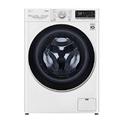 Vue avant de Lave-ling 10.5kg - 68L | Moteur intelligent AI Direct Drive™ garanti 10 ans  | Dosage automatique ezDispense™ LG F14V40WHSA