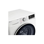 LG Lavante-séchante 10.5/7 kg - 68L | Moteur intelligent AI Direct Drive garanti 10 ans | ThinQ™, LG F174V40WRS