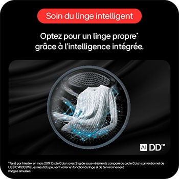 LG WashTower | Lave-linge 12kg | Sèche-linge 10kg, LG F214WT8GRBE